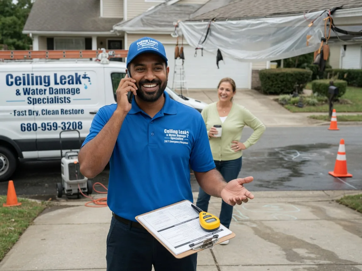 Ceiling Leak Cleanup Indian Head, MD FAQs